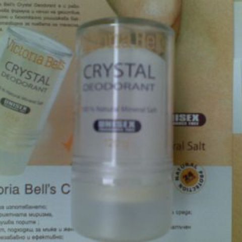 "Victoria Bell’s Crystal Deodorant" - кристален дезодорант с 24 часово действие - срещу изпотяване и неприятни миризми!