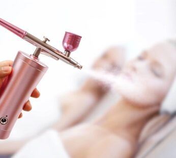 Мини кислороден спрей за кислородна мезотерапия Airbrush Pink