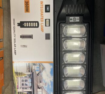 Соларна LED лампа със сензор за движение 360W