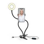 Дропшипинг. Продажби на едро. LED ринг лампа със стойка за телефон NR9102