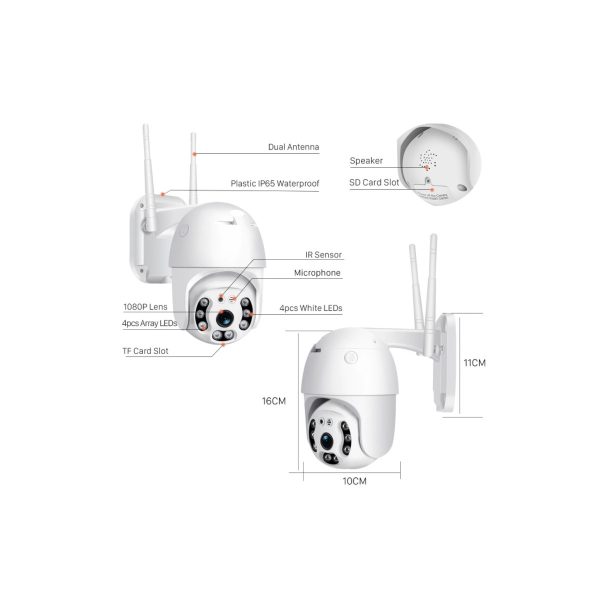Куполна smart камера Full HD - Image 2
