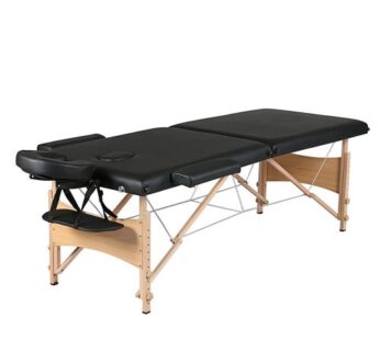Двусекционна масажна кушетка ”Standard 2″ – черен цвят
