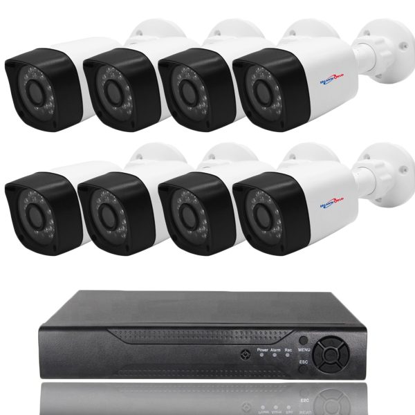 Комплект за видеонаблюдение с 8 HD камери и DVR, AHD, IR