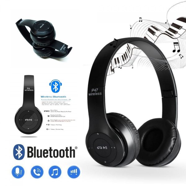 Bluetooth безжични слушалки P47 4.2+EDR - Image 2