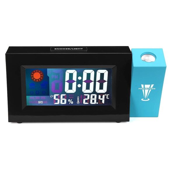 Дигитален часовник Square Clock, цветен дисплей - Image 4