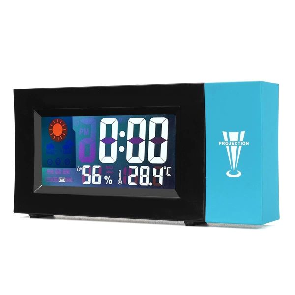 Дигитален часовник Square Clock, цветен дисплей - Image 3