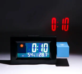 Дигитален часовник Square Clock, цветен дисплей