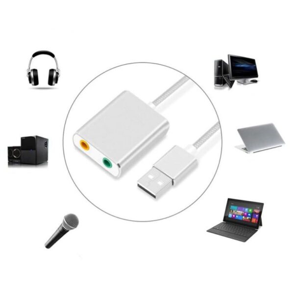 Външна USB звукова карта YQ-6