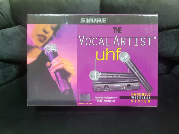 Два безжични микрофона с приемник SM58 Vocal artist Uhf в куфарче - Image 8
