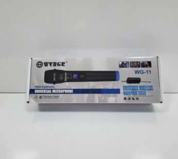 Безжичен микрофон WG-11, динамичен, предавател, приемник, JACK 6.3mm
