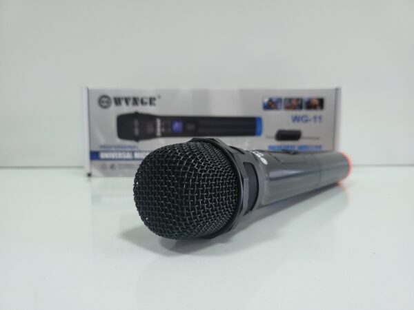 Безжичен микрофон WG-11, динамичен, предавател, приемник, JACK 6.3mm - Image 8