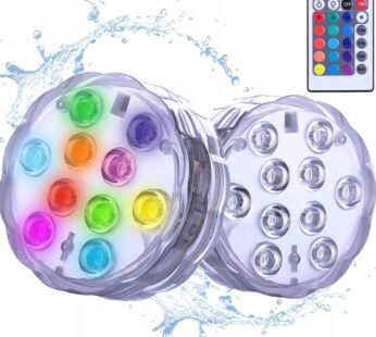 Водоустойчива LED лампа RGB с дистанцинно