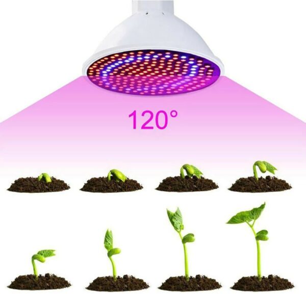 Лампа за растения с 200 LED светлини, 30W - Image 2