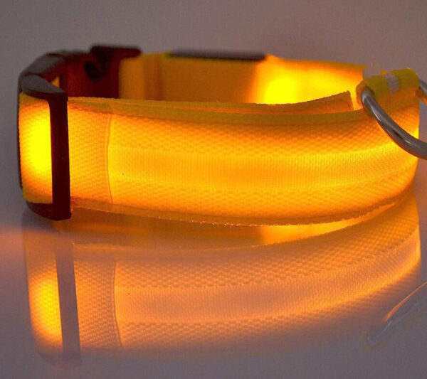 Светещ LED нашийник за куче - Image 11