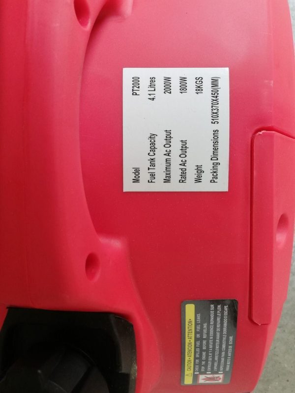 Немски инверторен генератор 2000W, Powertech PT-2000 - Image 12