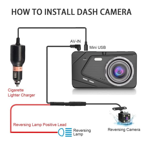 Видеорегистратор Dual Lens BX50 Vehicle BlackBox DVR