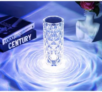 LED кристална настолна лампа